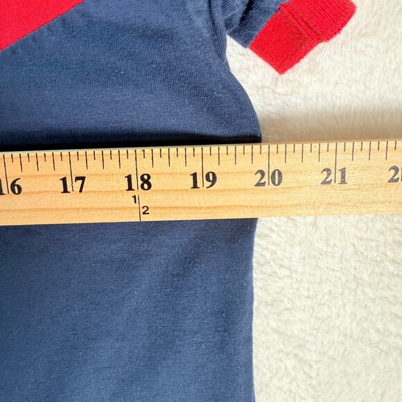 Vintage Guess LA Men's Polo White, Blue and Red. Retro Large - Picture 5 of 6